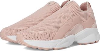 Michael Kors Sami Knit Trainer Womens Shoes Smokey Rose : 8 M, Leather