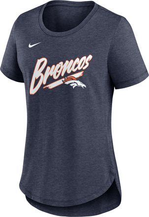 Nike Denver Broncos Primetime Nike Womens NFL T-Shirt in Blue | NKMVEX528W-NFN