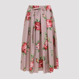 Dolce & Gabbana Cotton Midi Skirt
