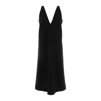 Co Maxi Dresses, female, Black, Size: S Sleeveless V-Neck Dress