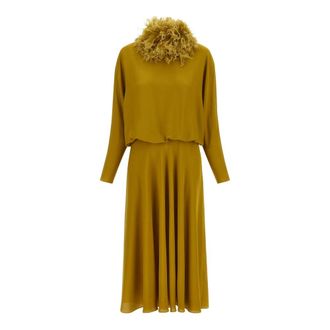 Valentino Garavani Dames, Jurken, Groen, Maat: XS Zijde