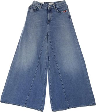 Amish Dames, Jeans, Blauw, Maat: W29 Denim