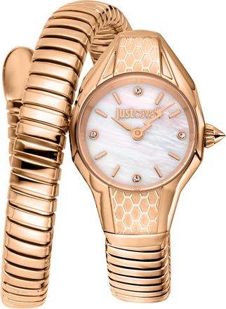 Just Cavalli Womens Snake 316L Stainless Steel Watch - Rose Gold - One Size