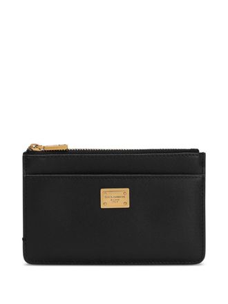 Dolce & Gabbana Card Holder With Zip And Tag