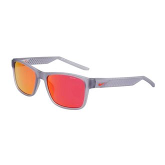 Nike Sunglasses, male, Gray, Size: 53 MM Classic Livefree Sunglasses Grey/Orange Mirrored
