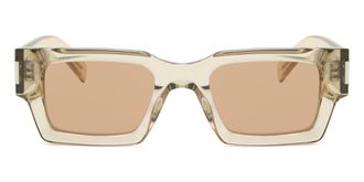 Saint Laurent SL 572 006 Mens Sunglasses Yellow Size 50