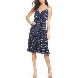 Ali & Jay Lily Pond Sundress in Navy Polka Dot at Nordstrom Rack, Size Large