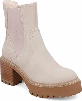 Mia Womens Torren Booties In Ecru