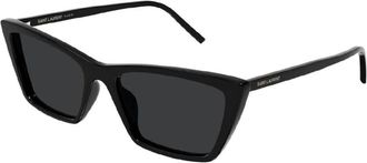 Saint Laurent Ladies Black Cat Eye Sunglasses SL737MICATHIN 001