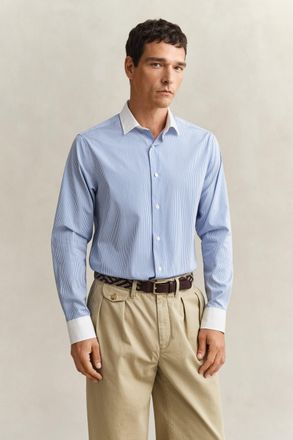 GANT Men Poplin Dress Shirt (XXXL) CLEAR SKY