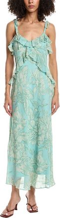 Taylor Sleeveless Floral Printed Maxi Dress