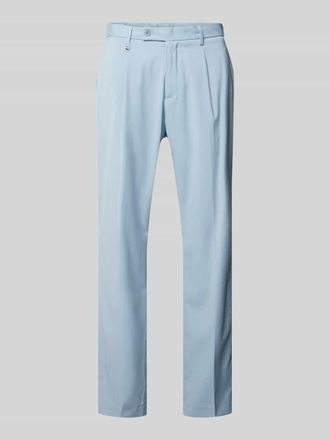 Antony Morato Regular Fit Anzughose mit B&uuml;gelfalten in Hellblau, Gr&ouml;&szlig;e 52