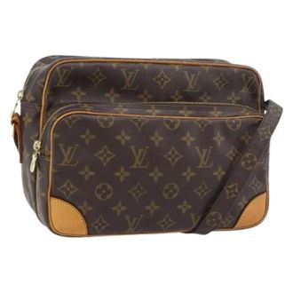 Louis Vuitton Pre-owned Cross Body Bags, female, Brown, Size: ONE SIZE Pre-owned Nile Shoulder Bag