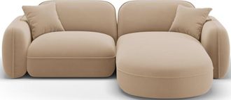 CXL by Christian Lacroix 3-Sitzer Designer Ecksofa Lucien mit Eckteil rechts - Samtbezug Casino