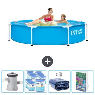 Intex Piscina Con Estructura Redonda - 244x51 Cm - 7-piezas Scb118