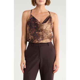 Ramy Brook Yohana Leopard Print Cowl Neck Camisole at Nordstrom Rack, Size X-Small