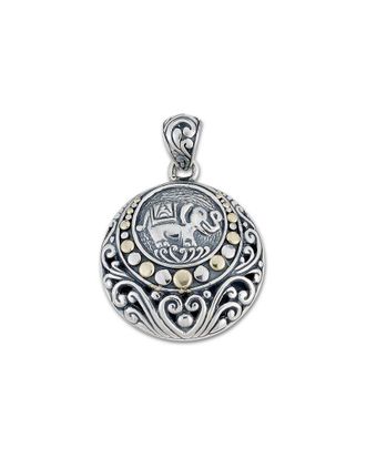 Samuel B. Silver Elephant Pendant