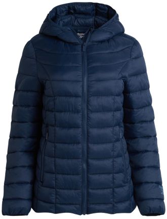 Reebok Women Jacket - Packable Quilted Puffer Coat - Casual Jacket for Women (S-XL), Navy, XL