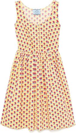 Prada Abito a fiori - Giallo