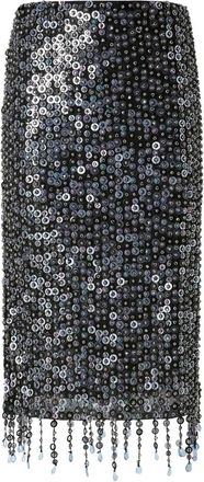Pinko Sequinned Midi Skirt