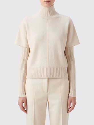Federica Tosi Turtleneck Jumper in Wool and Cashmere Blend with Ribbed Hems