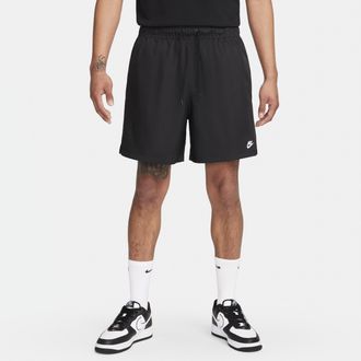 Nike Mens Club Woven Flow Shorts in Black | FN3307-010