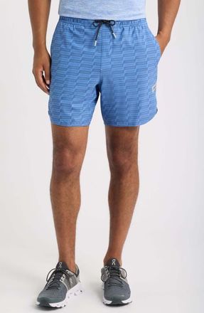 Legends Luka 7-Inch Lined Performance Shorts in Rhombus Aop Zephyr at Nordstrom, Size Xx-Large
