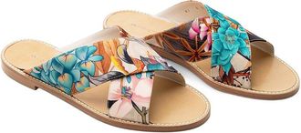 Ferragamo DNU Ferragamo Logo Leather Sandal