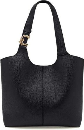 Coccinelle C-Easy Large - Dames - Schoudertassen - Zwart - ONE Size - Leer - Tassen