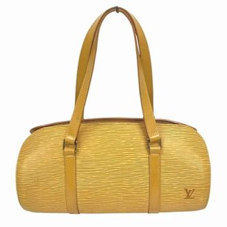 Louis Vuitton Pre-owned Shoulder Bags, female, Yellow, Size: ONE SIZE Pre-owned Leather louis-vuitton-bags