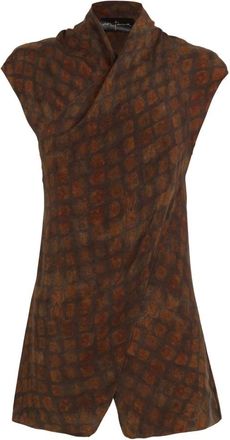 Cortana Dames, Tops, Bruin, Maat: 2XS Katoen