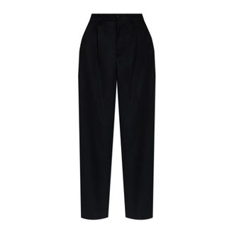 Kenzo Dames, Broeken, Blauw, Maat: XS Wol