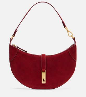 Polo Ralph Lauren Polo ID Mini suede shoulder bag