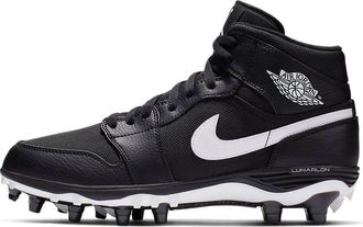 Nike Jordan Air Jordan 1 Mid TD Cleat Black AR5604-001