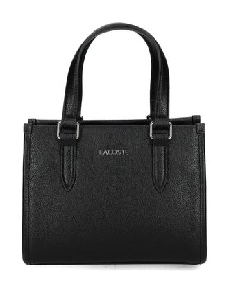 Lacoste logo motif tote bag - women - Polyurethane - One Size - Black