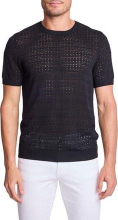 Paisley & Gray Short Sleeve Knit T-Shirt in Black Soy at Nordstrom Rack, Size Xxx-Large