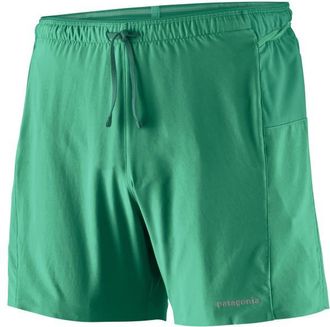 Patagonia Strider Pro Shorts 5 Laufshorts f&uuml;r Herren | gr&uuml;n/t&uuml;rkis