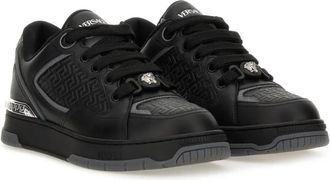 Versace Low-Top Sneaker - Sneaker With Greek - Gr. 41 (EU) - in Schwarz - für Damen
