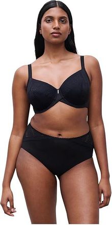 Chantelle Easy Support Full Coverage Unlined Bra Womens Bra Black : 38F, Elastane/Lace/Nylon