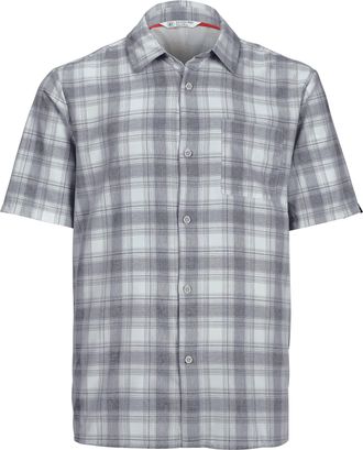 Killtec Funktionshemd KILLTEC KOS 98 MN WVN SHRT, Herren, Gr. XXL, Normalgr&ouml;ssen, grau (hellgrau), Obermaterial: 100% Polyester, Hemden Funktionshemd, Kurzarm