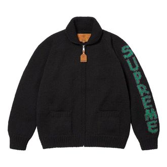 SUPREME Camacho Cowichan Sweater Black Green SUP-FW23-248