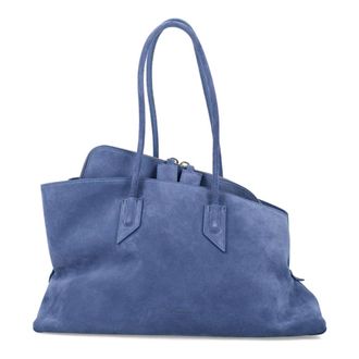 The Attico Tote Bags, female, Blue, Size: ONE SIZE La Passeggiata Medium