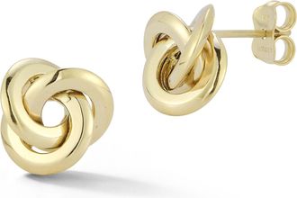 Ember Fine Jewelry 14K Gold Love Knot Studs