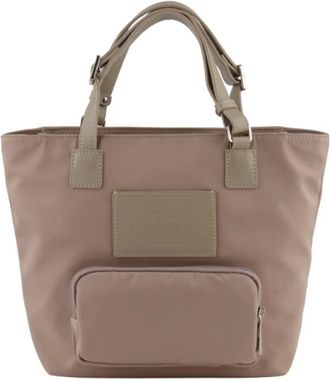 Pourchet Tassen, Dames, Beige, ONE Size, Leer, Petit Cabas Escale