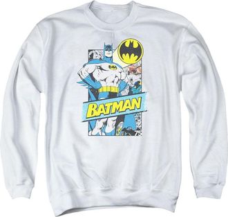 Gildan Batman Out Of The Pages Adult Crewneck Sweatshirt