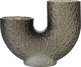 AYTM Mundgeblasene Design Vase Aura medium 34 x 26 cm - Black