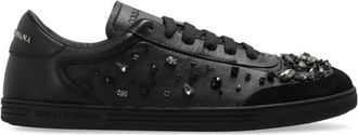 Dolce & Gabbana Saint Tropez Light Sneakers - Dames - Sneakers - Zwart - 38 EU - Leer - Schoenen