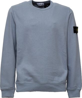 Stone Island Cotton Fleece Crewneck Sweatshirt