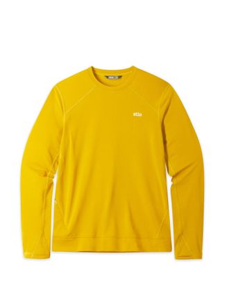 Stio | Mens Trax Power Grid Crew Top, Size Extra Large in Sun Valley