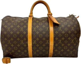 Louis Vuitton Pre-owned Weekend Bags, female, Brown, Size: ONE SIZE Pre-owned Weekend Bag
